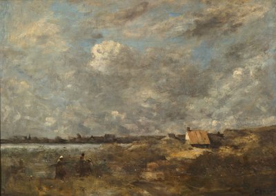 Stormy Weather. Pas-de-Calais by Jean Baptiste Camille Corot